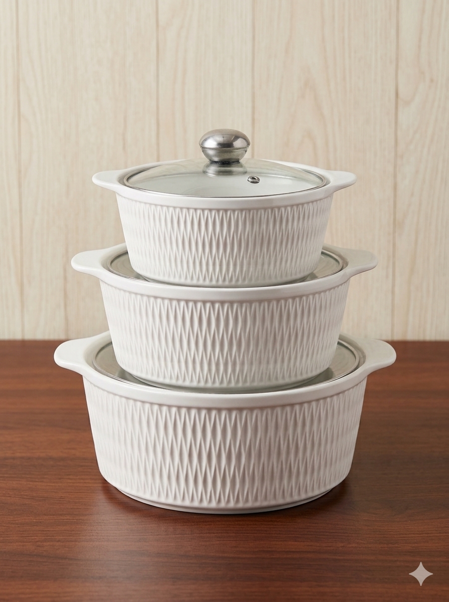 W7C - Ceramic Triple Dishes