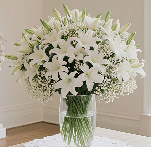 F1C - White Lilies