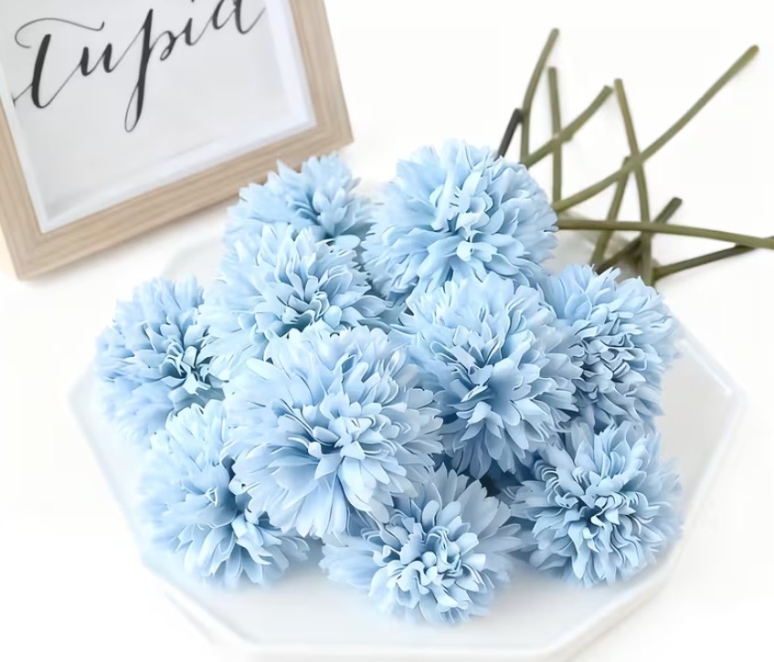 F2B - Blue Chrysanthemums