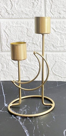 T4 - Gold Candle Stands